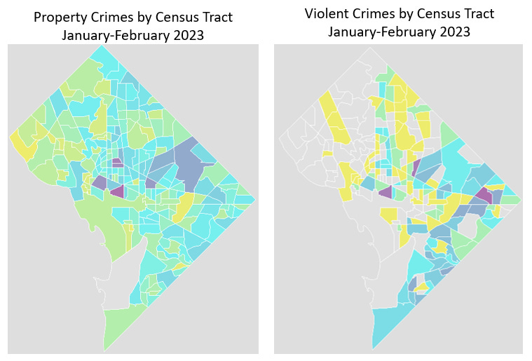 Crime in Washington, DC: January & February 2023 Update