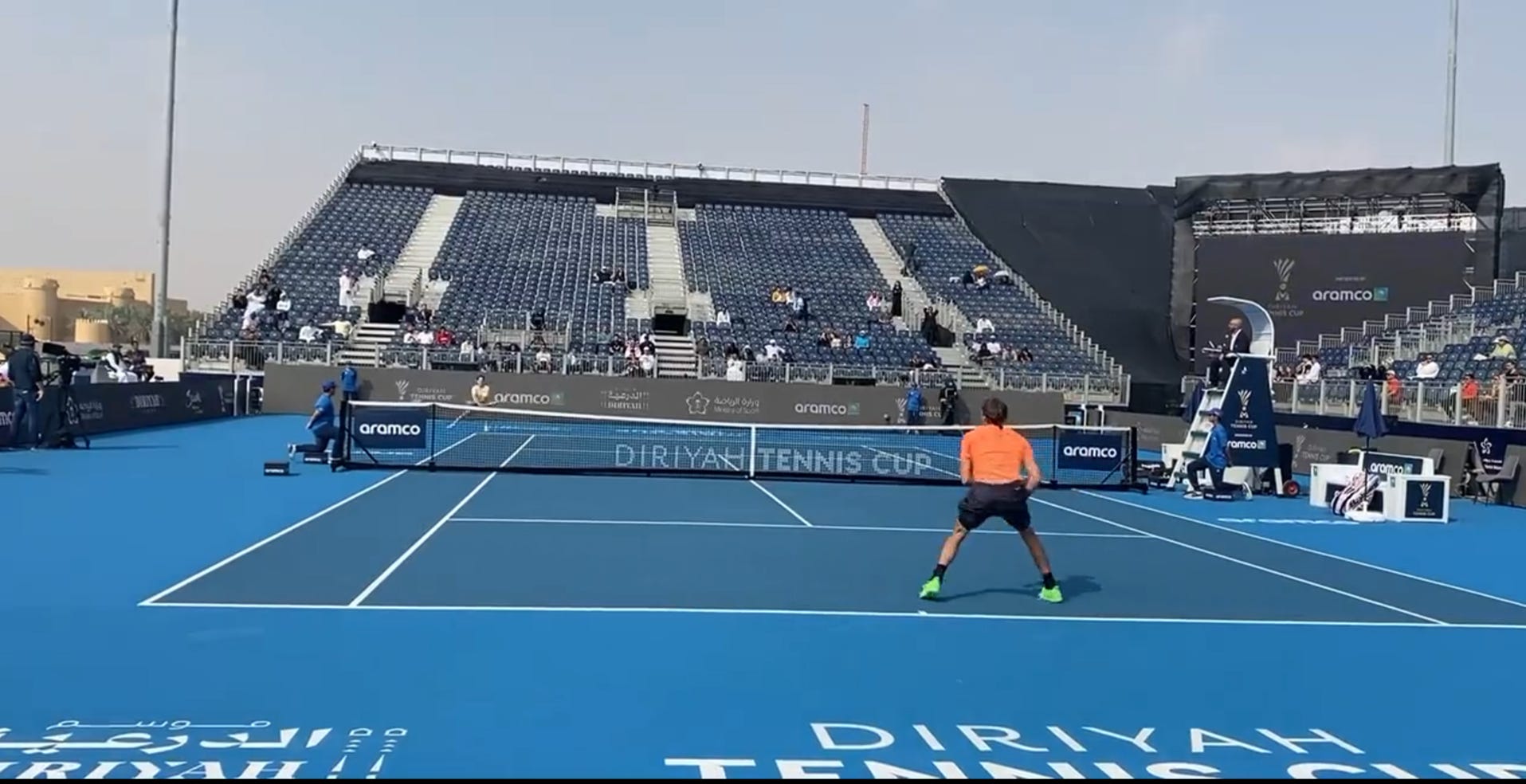 How Saudi Organizers Filled an Empty Tennis Arena: By Paying