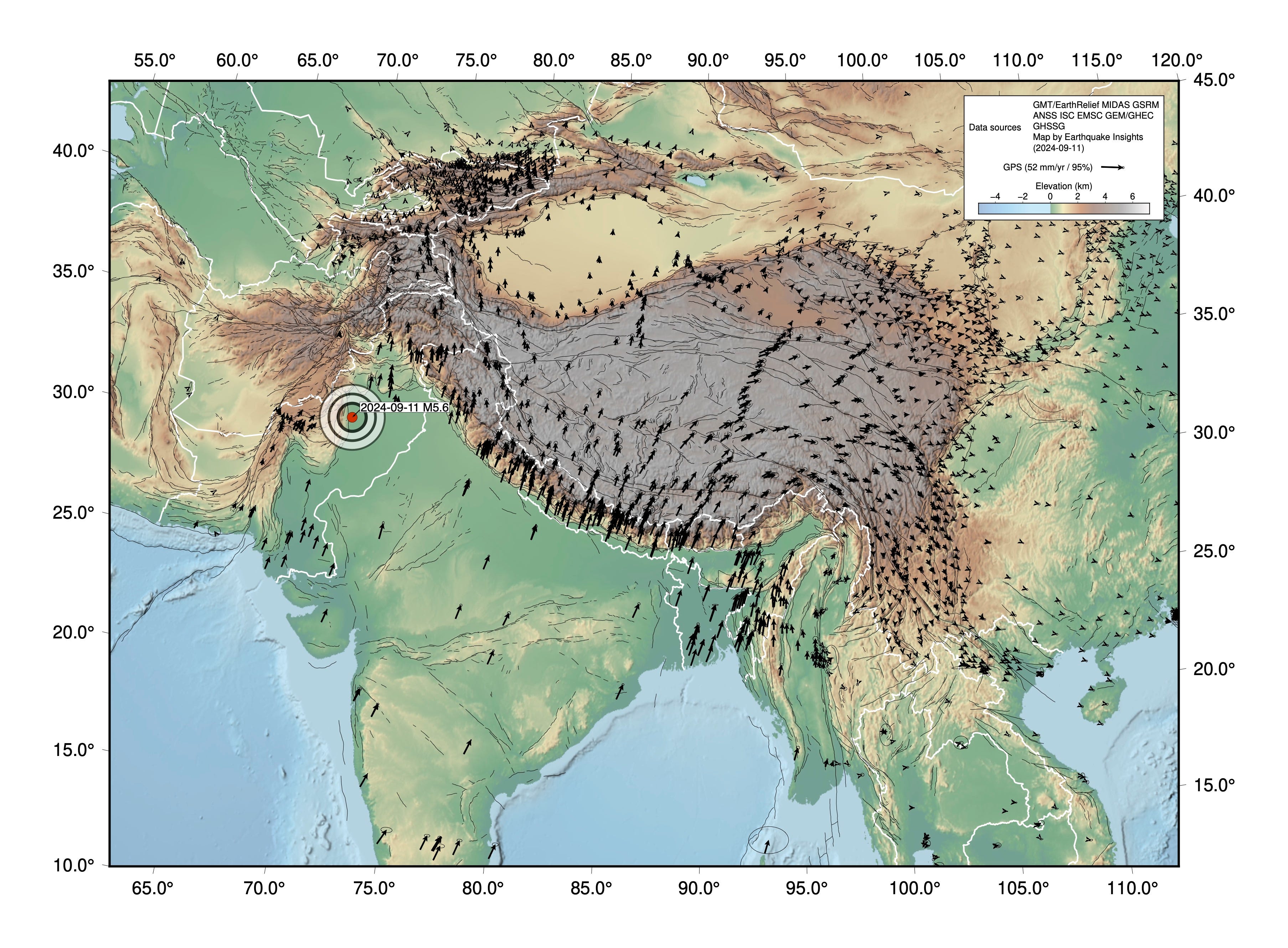 M5.4 earthquake shakes northern Pakistan
