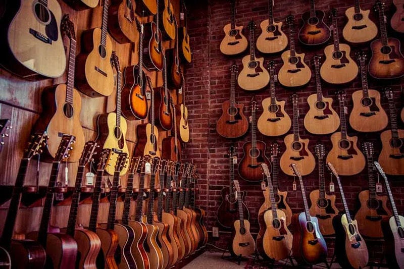 Guitar shop near to me online