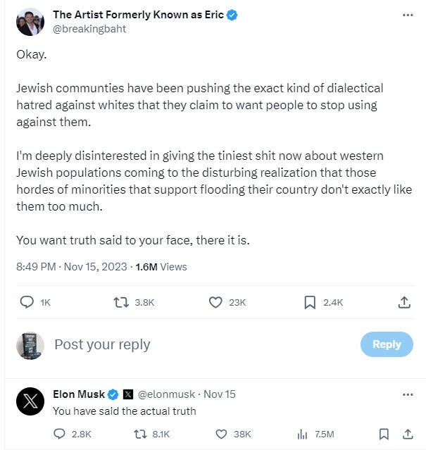 Musk and the marches - by Dave Rich - Everyday Hate