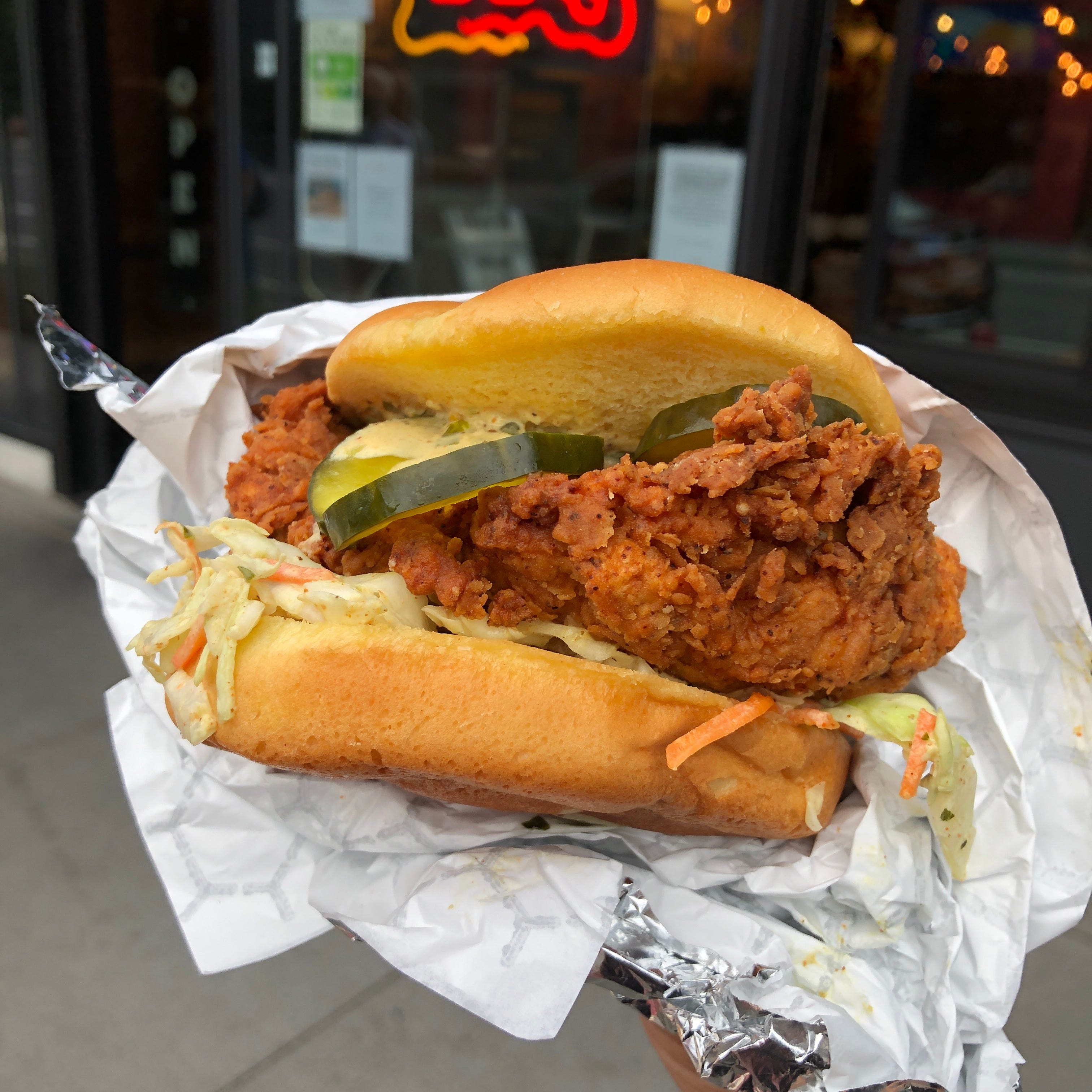 Jack's Chicken Shack's Fried Chicken Sammy