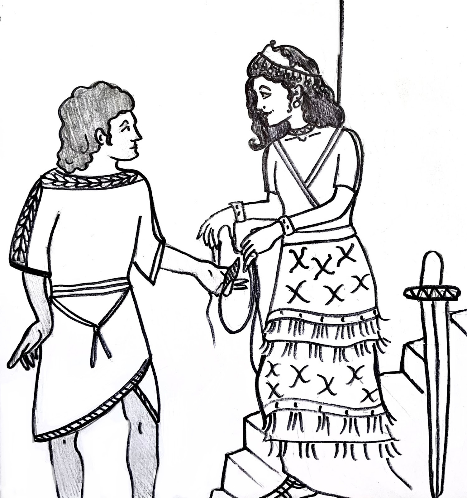 Theseus Ariadne and the Minotaur by Classical Wisdom