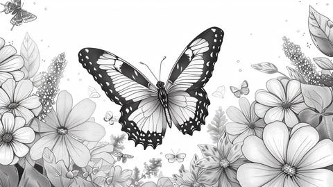 The Enduring Appeal of Butterfly Coloring Pages