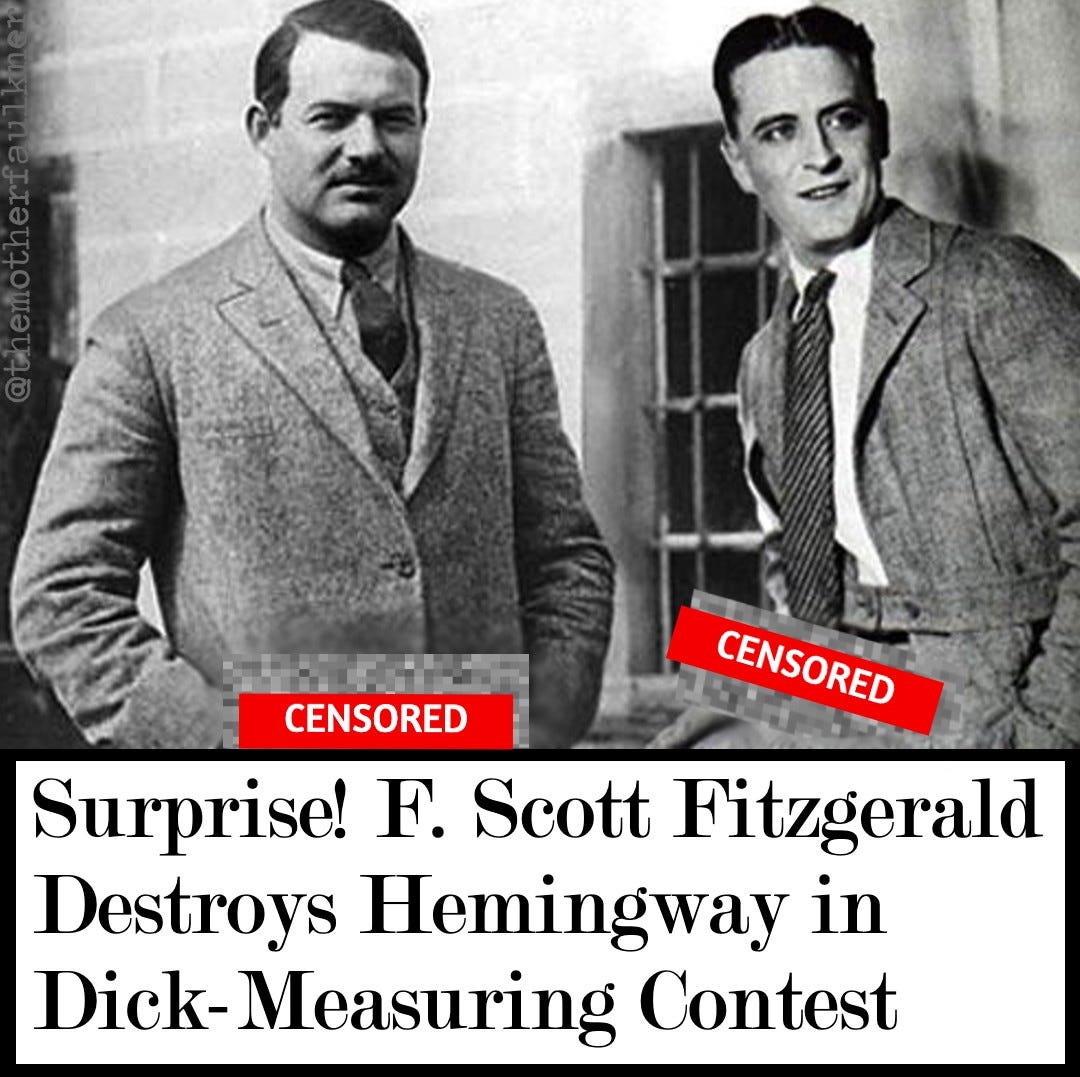 Surprise! F. Scott Fitzgerald Destroys Hemingway in Dick