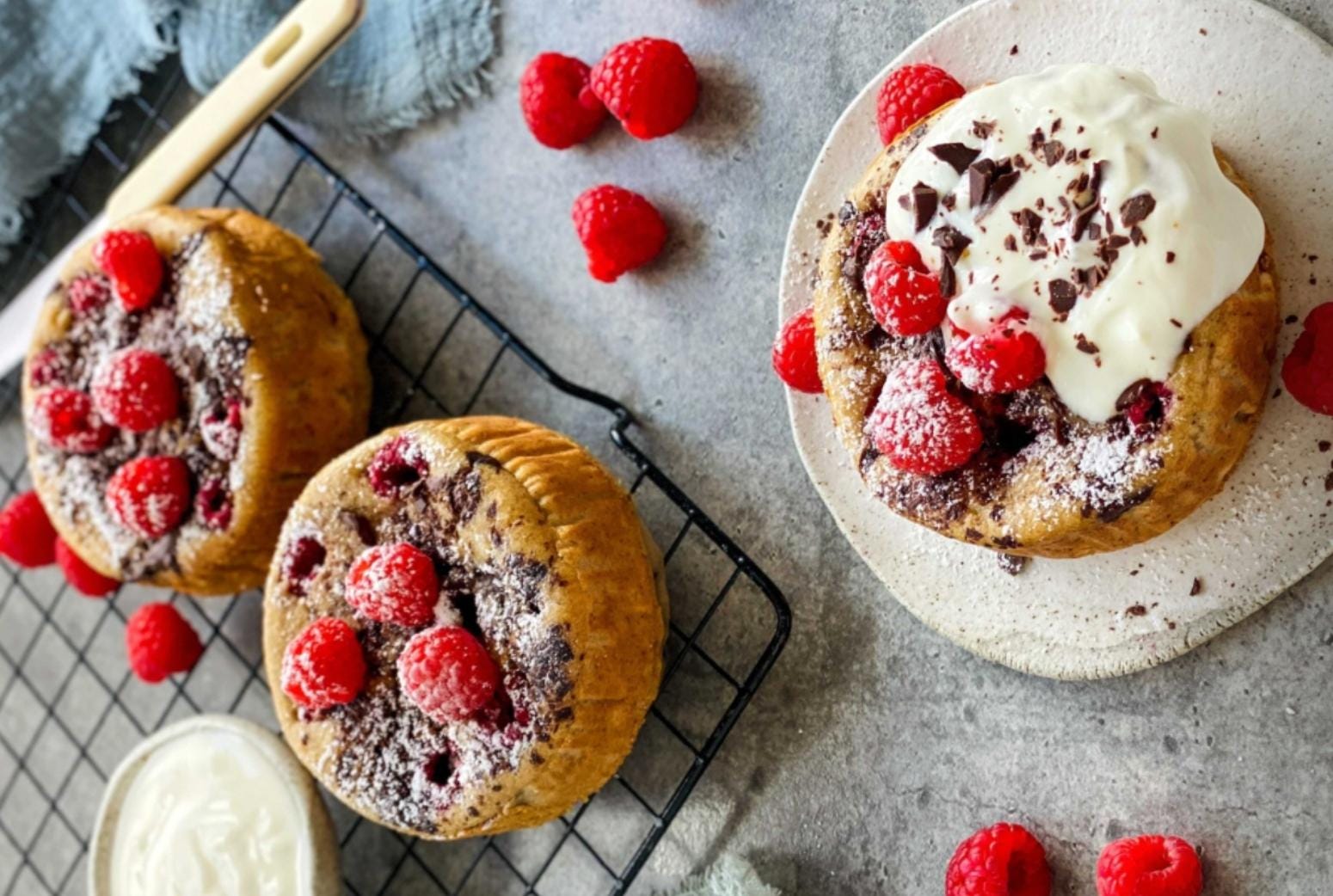 Raspberry & Choc Blender Cakes by Tom Walton