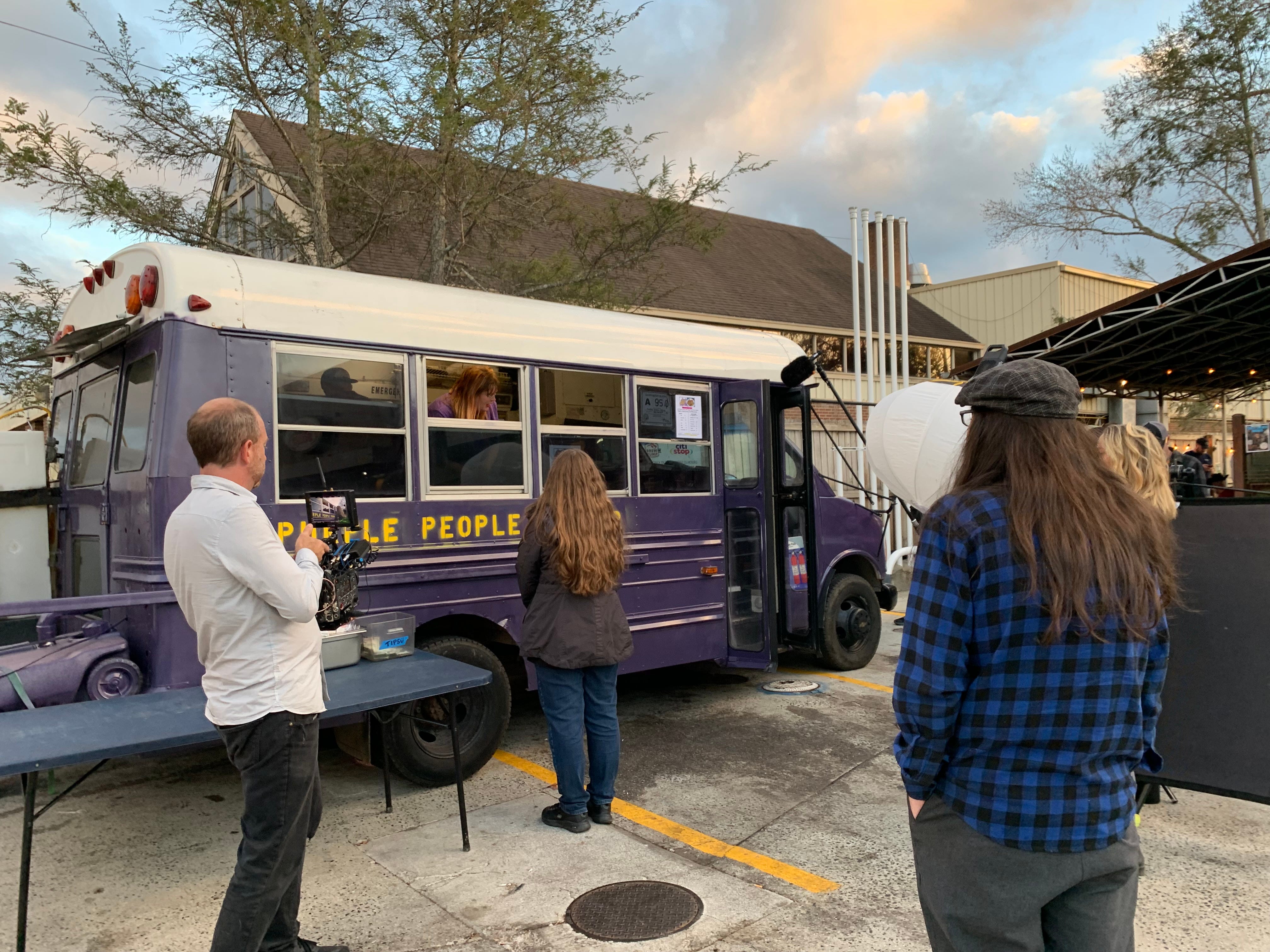 The Brew Pump, Purple People Feeder food truck get Food Network