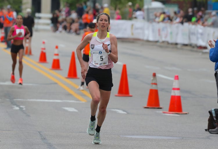 Fast Women Keira D'Amato breaks the American half marathon record