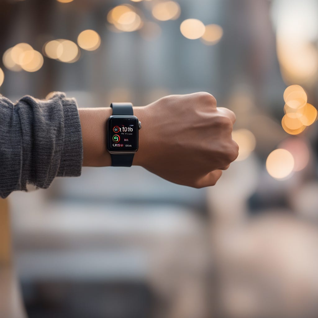 Apple watch on people's wrist best sale