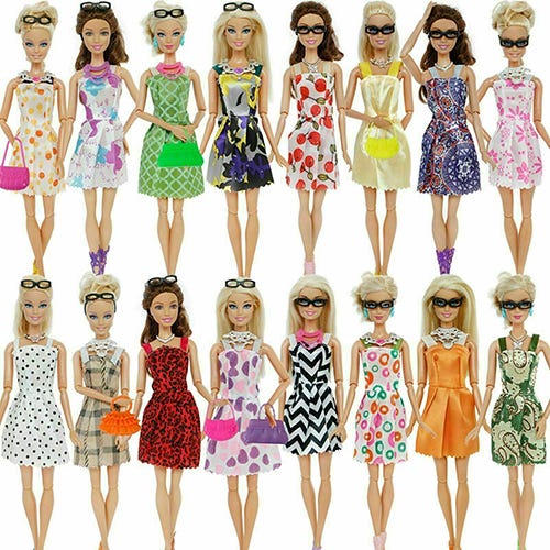 Types shop of barbies