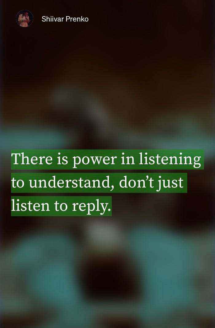 The importance of being heard in Relationships
