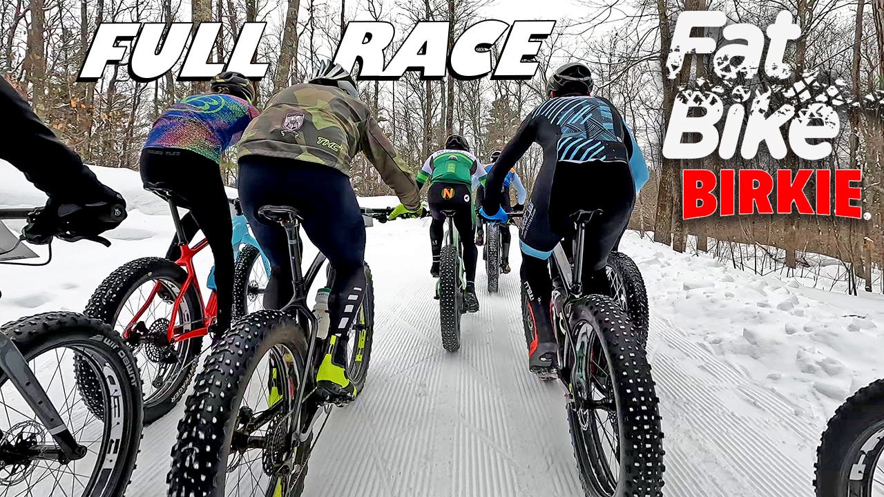 Fat Bike Birkie 2023 video footage by Gary Crandall