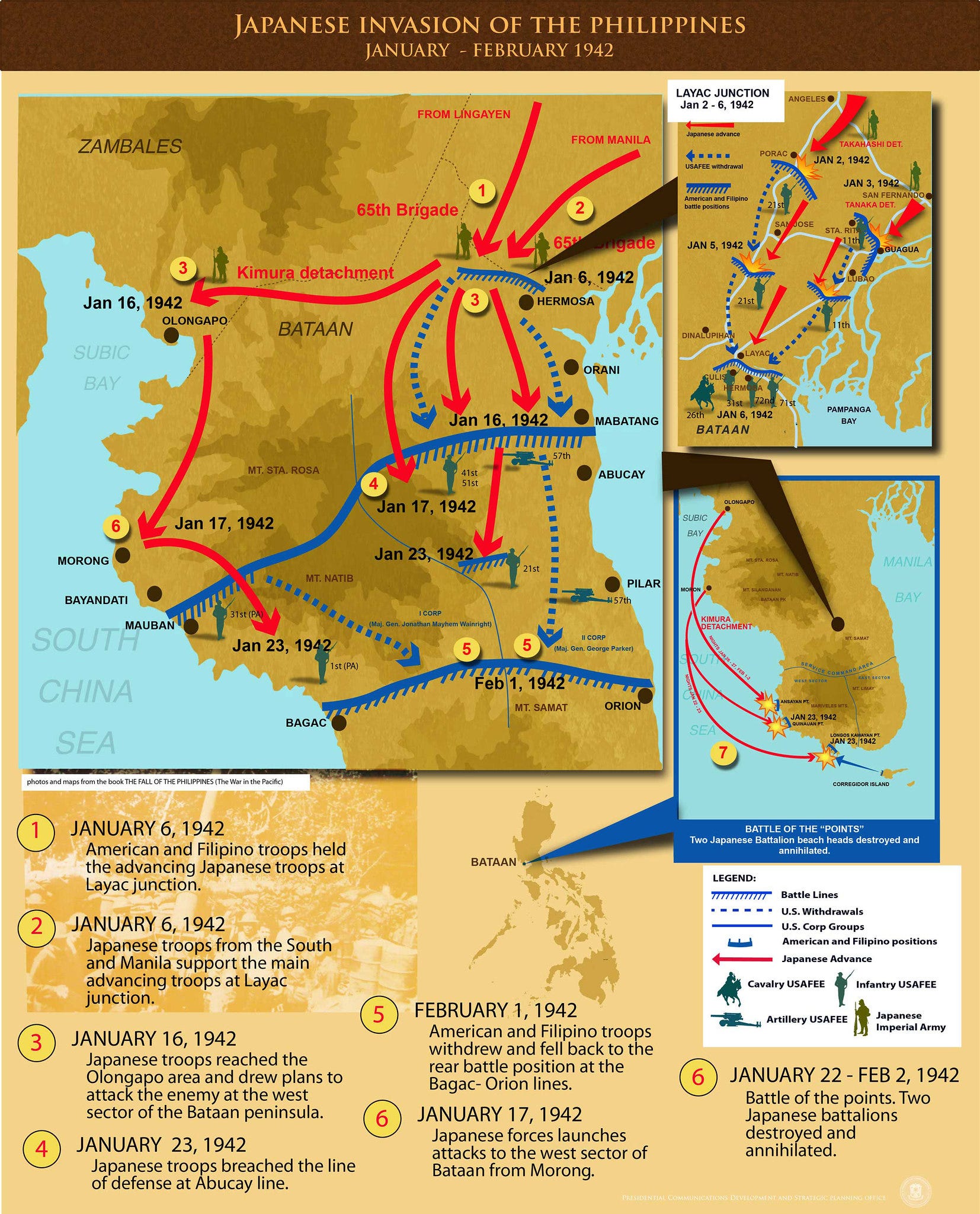 Today in history Victory in Bataan