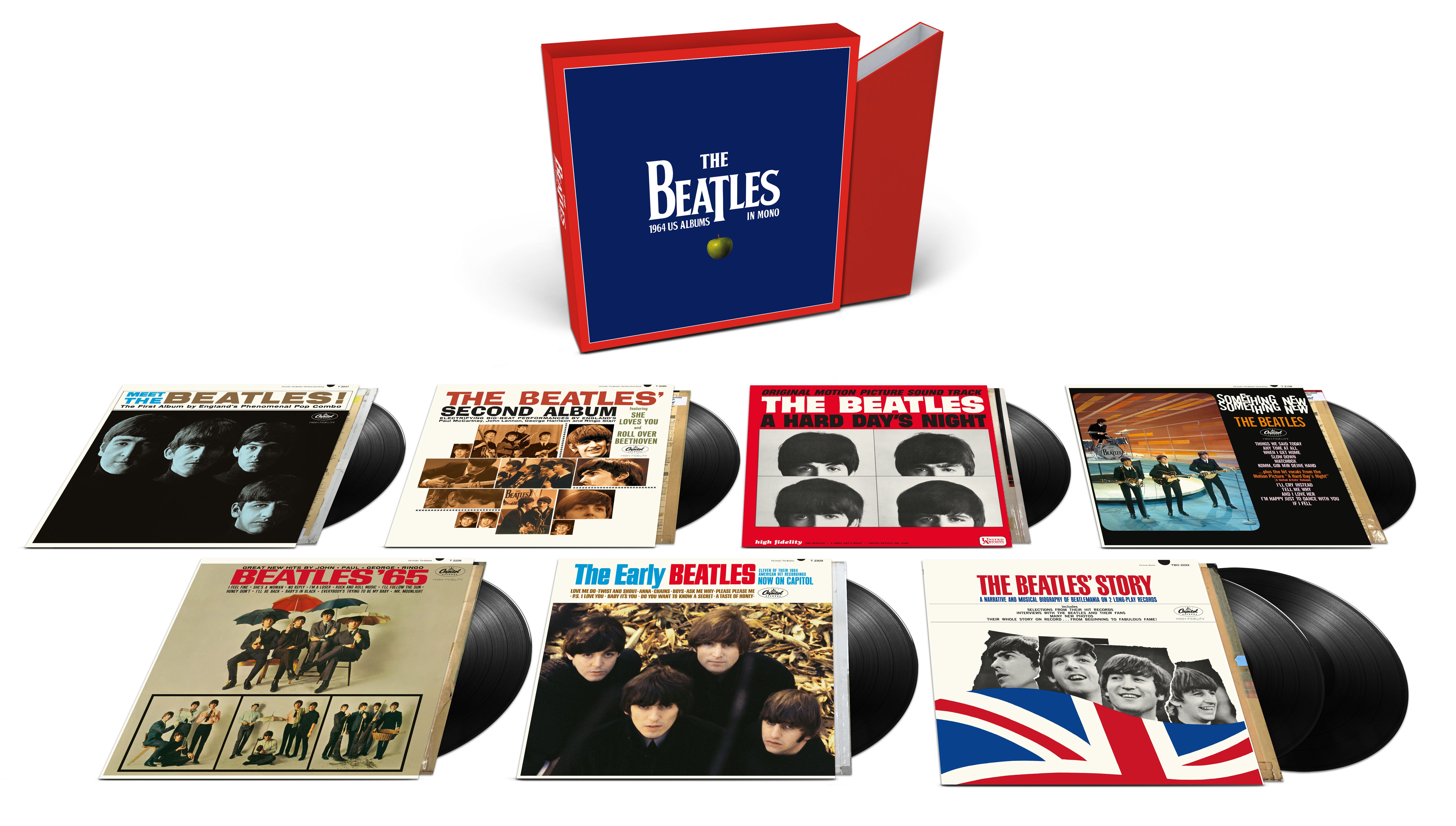 The Beatles' 1964 U.S. Albums Collected For New Mono Vinyl