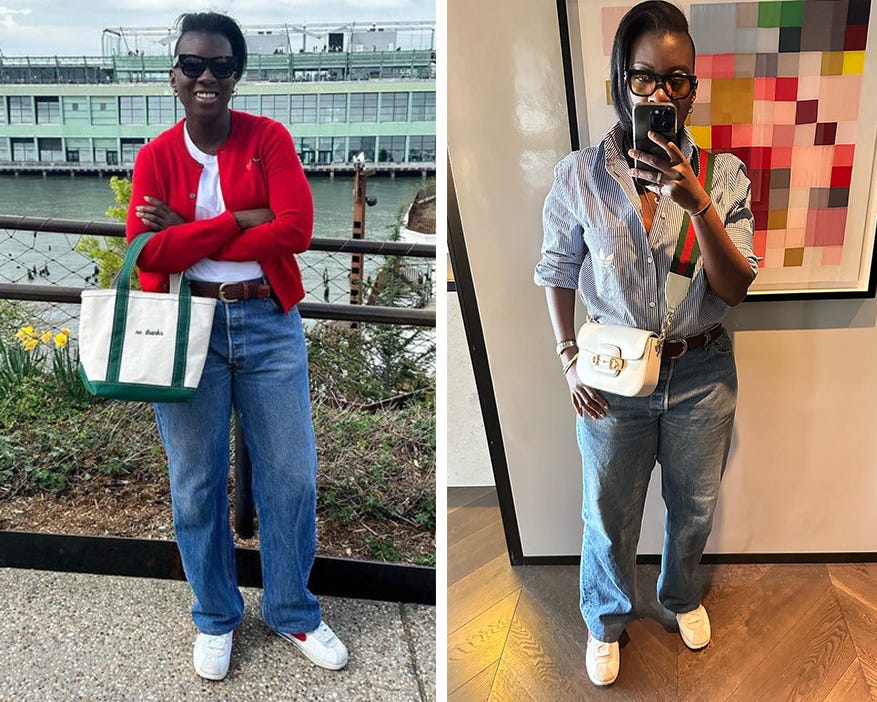 Guy wearing cheap gucci belt
