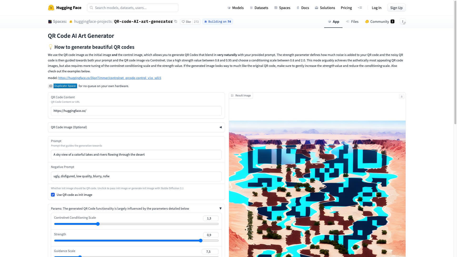 AI Art QR Codes now easy to try via Huggingface platform