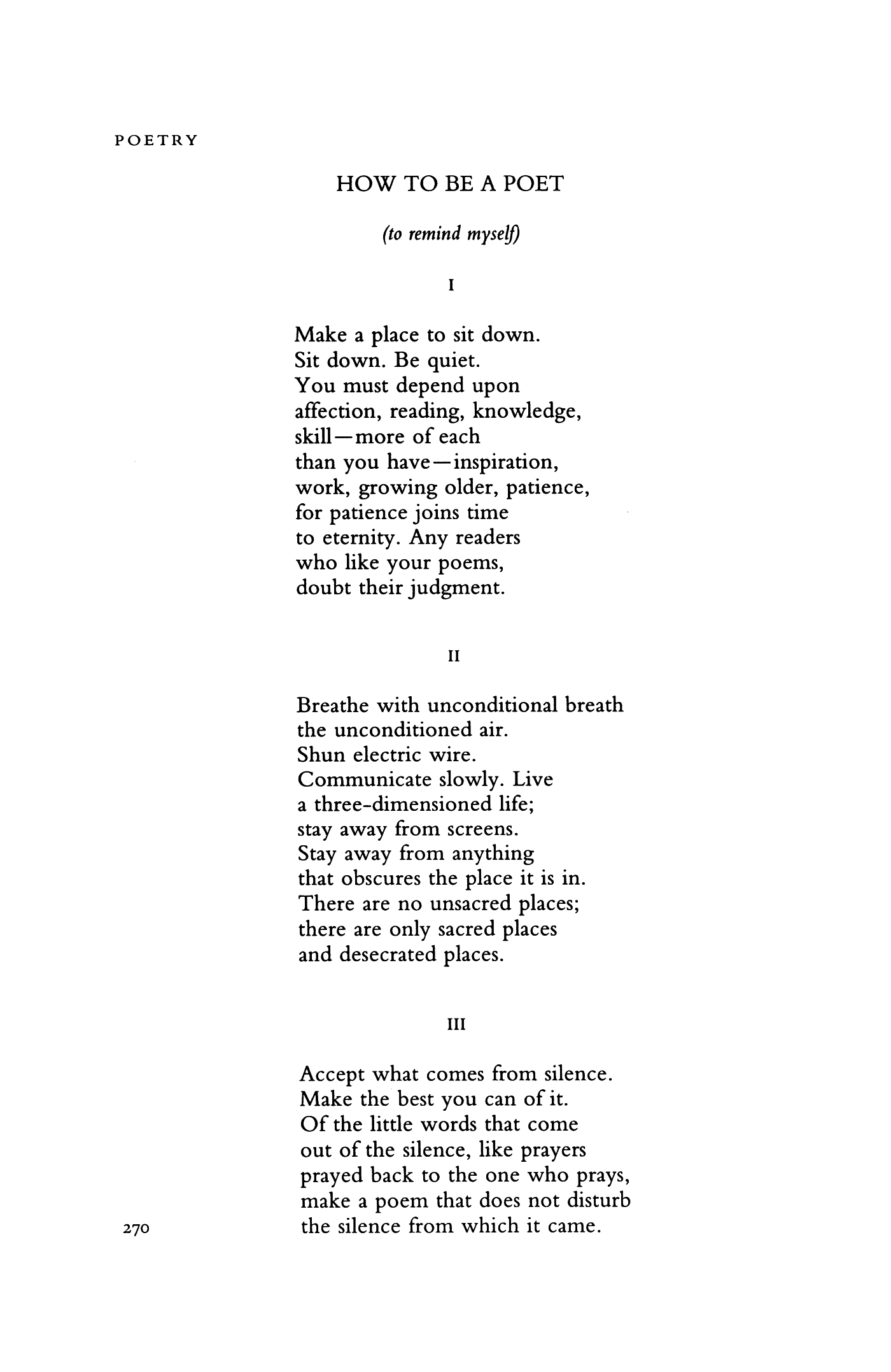 how to be a poet (to remind myself) Ars Poetica