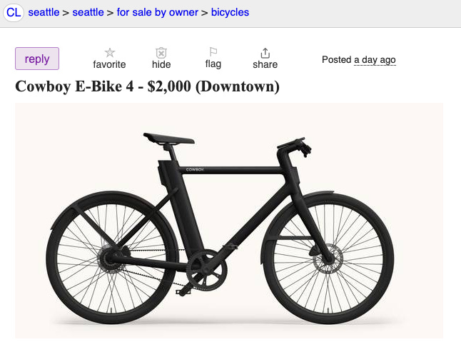 Cowboy 3 electric on sale bike price