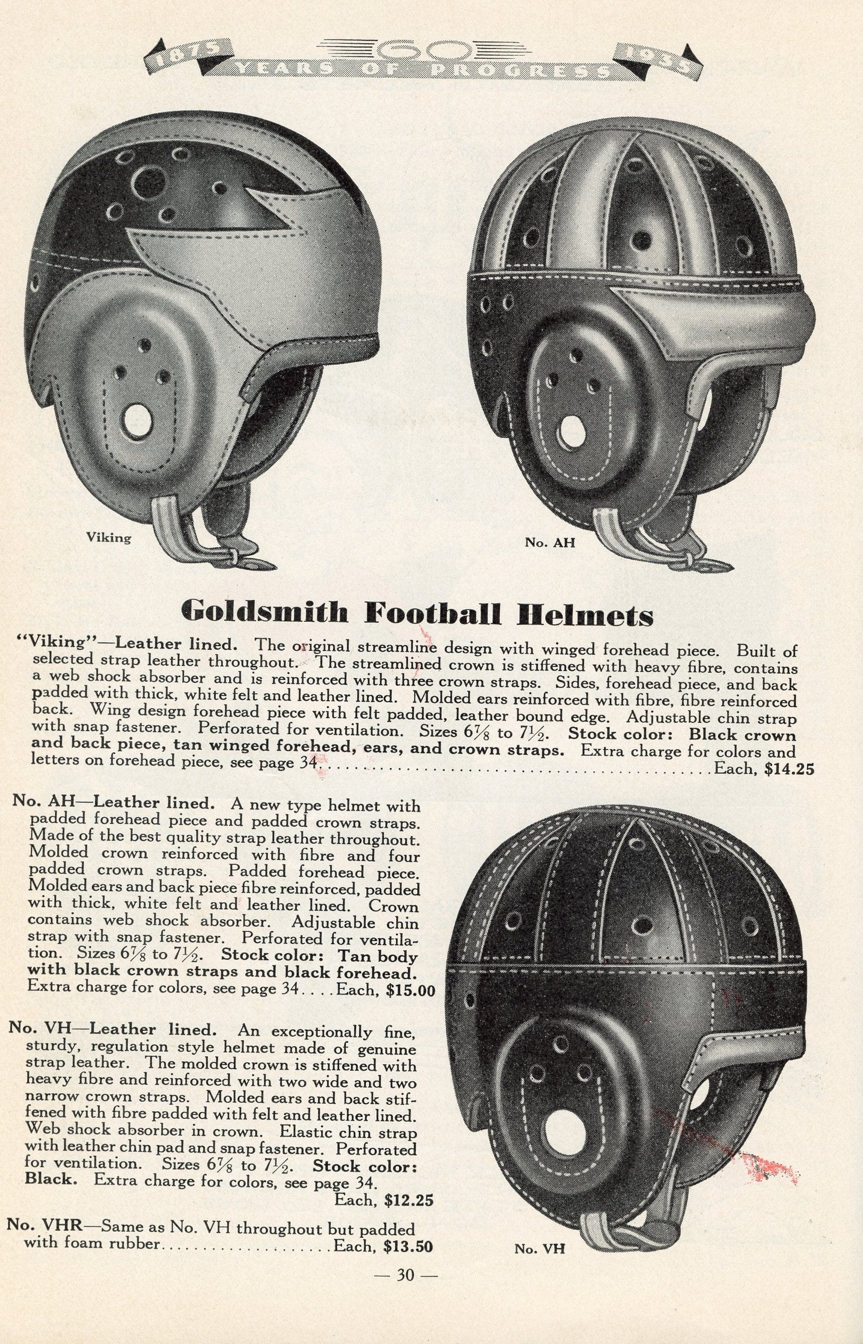 Leather football helmet pattern discount
