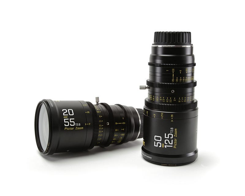 DZOFilm Pictor 20–55mm and 50–125mm T2.8 Super35 Cinema Zoom