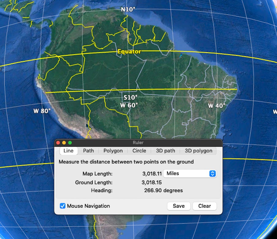 Around the world in three numbers - by Brian Rendell