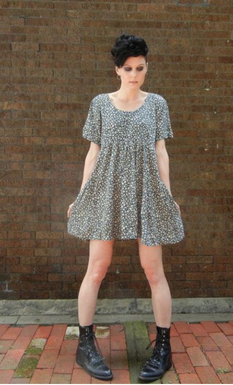 Babydoll dress hotsell doc martens