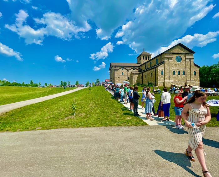 'I want to see for myself' Thousands look for miracle at Gower Abbey