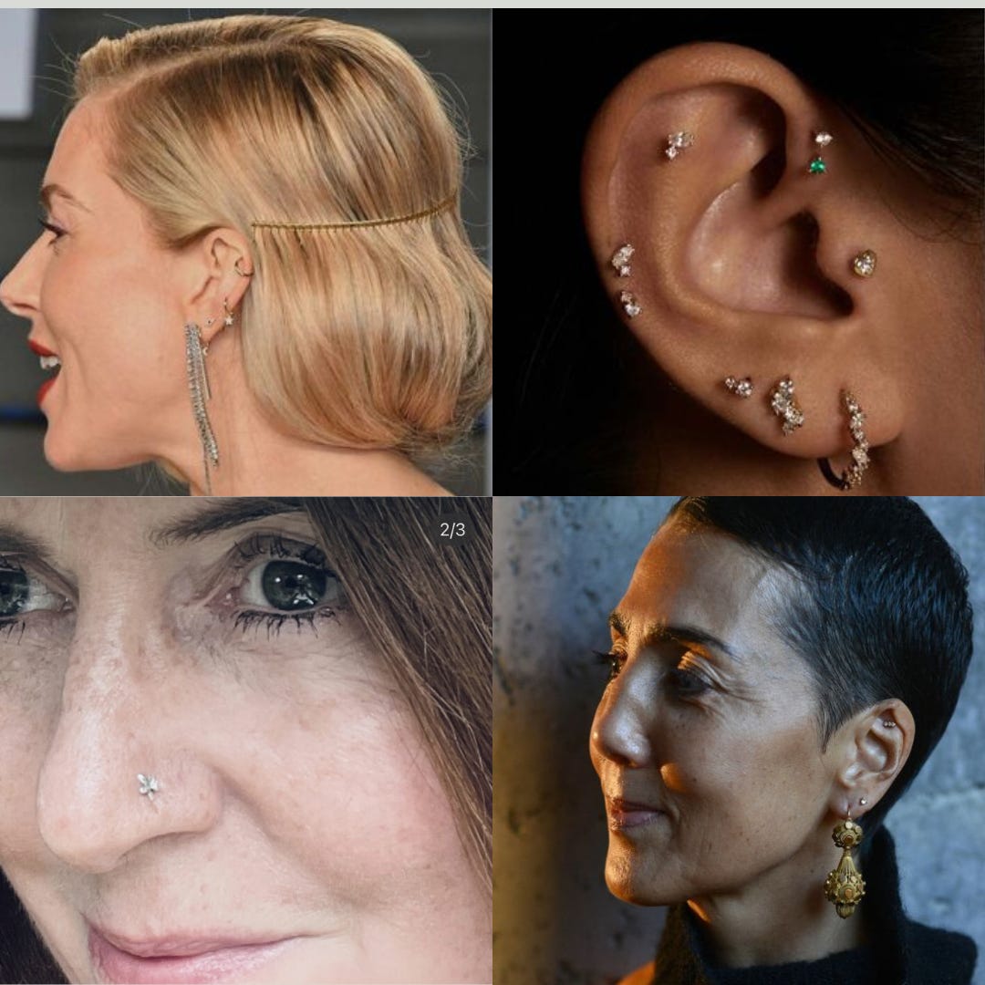Left ear on sale pierced