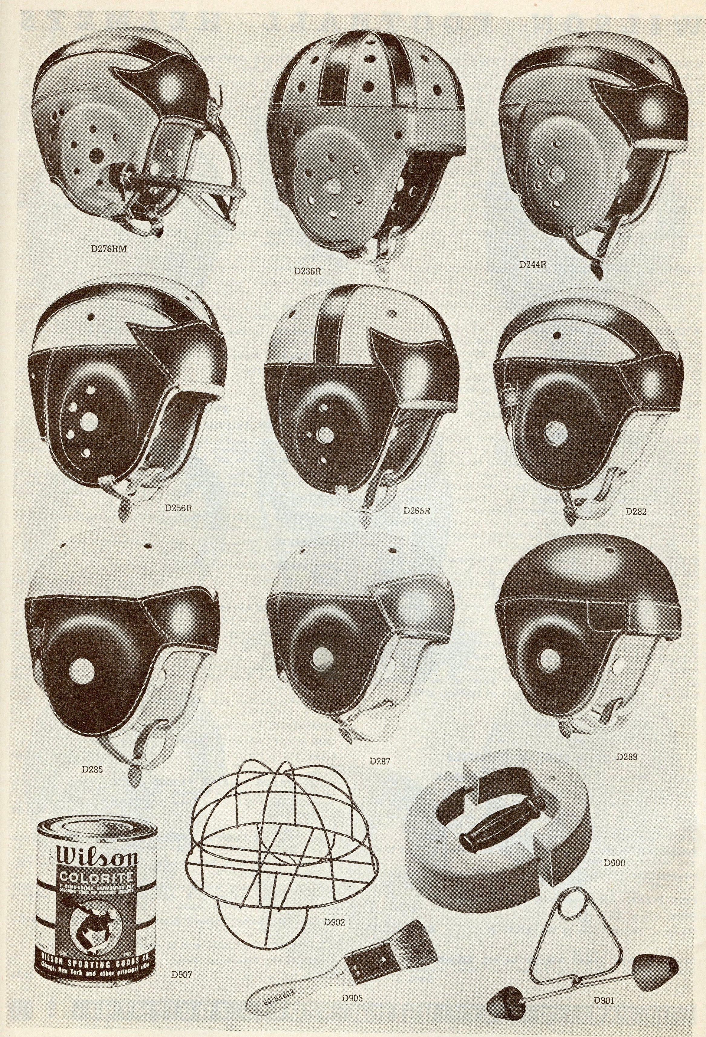 1950s outlet football helmet