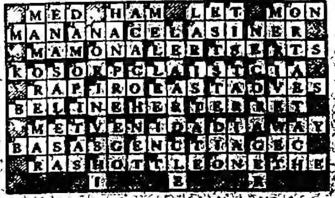 Torquemada's First Twists - T Campbell's Grid