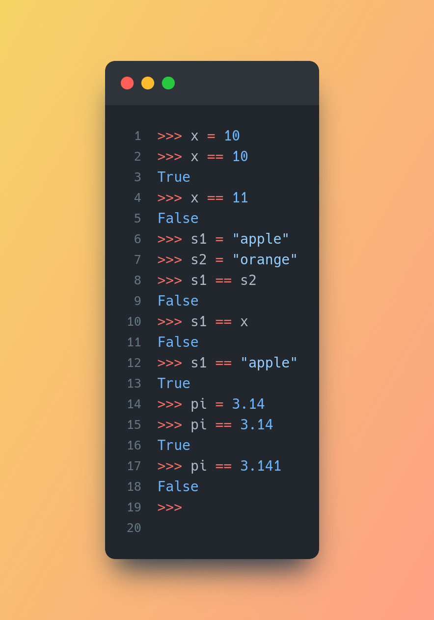 The Pursuit of Programming #2: Variables, Operators and Data Types