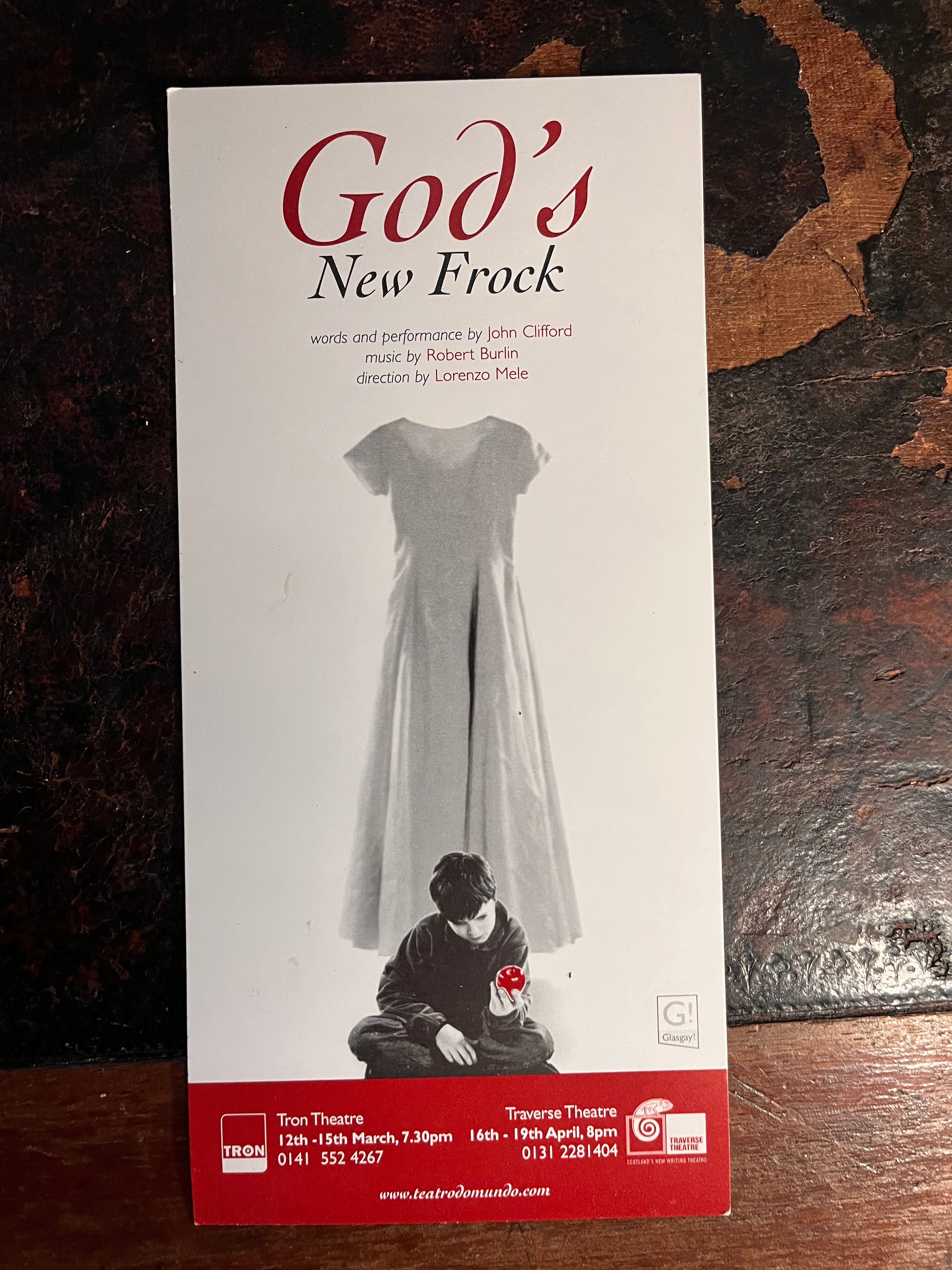 GOD S NEW FROCK by Jo Clifford The Light Inside