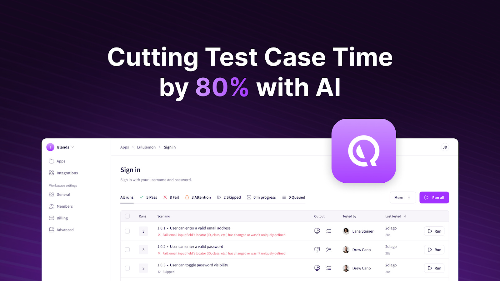 How AI Test Automation Tools Reduce Test Case Generation Time by 80%
