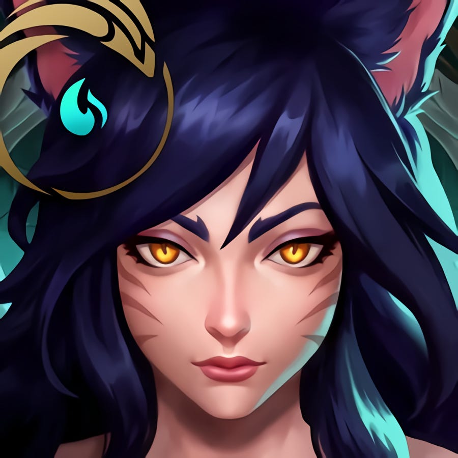 New Ahri Illustration Icon Available In The League Shop