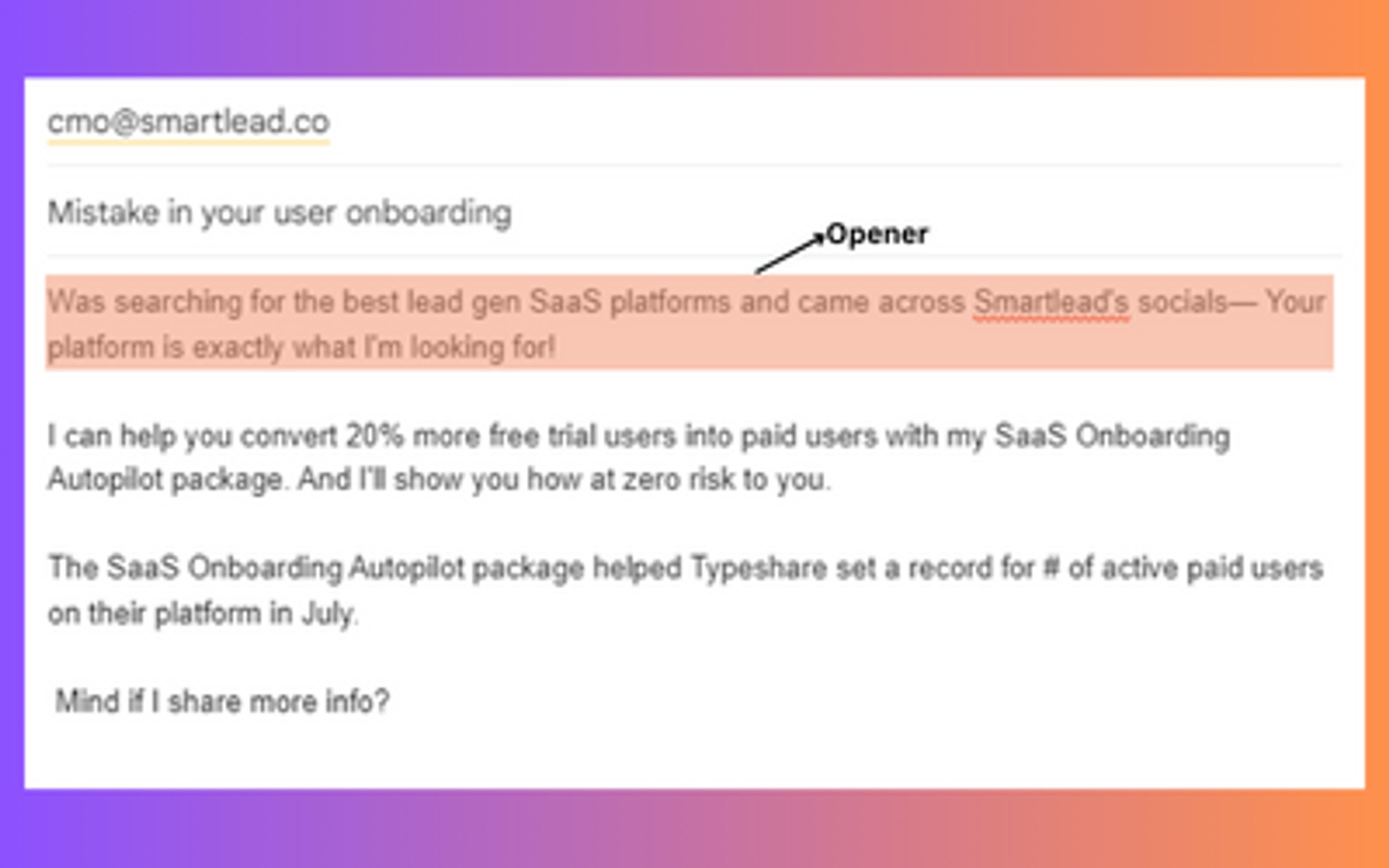 The Anatomy Of A Perfect Cold Email How To Sell The Open (And Get A Reply)