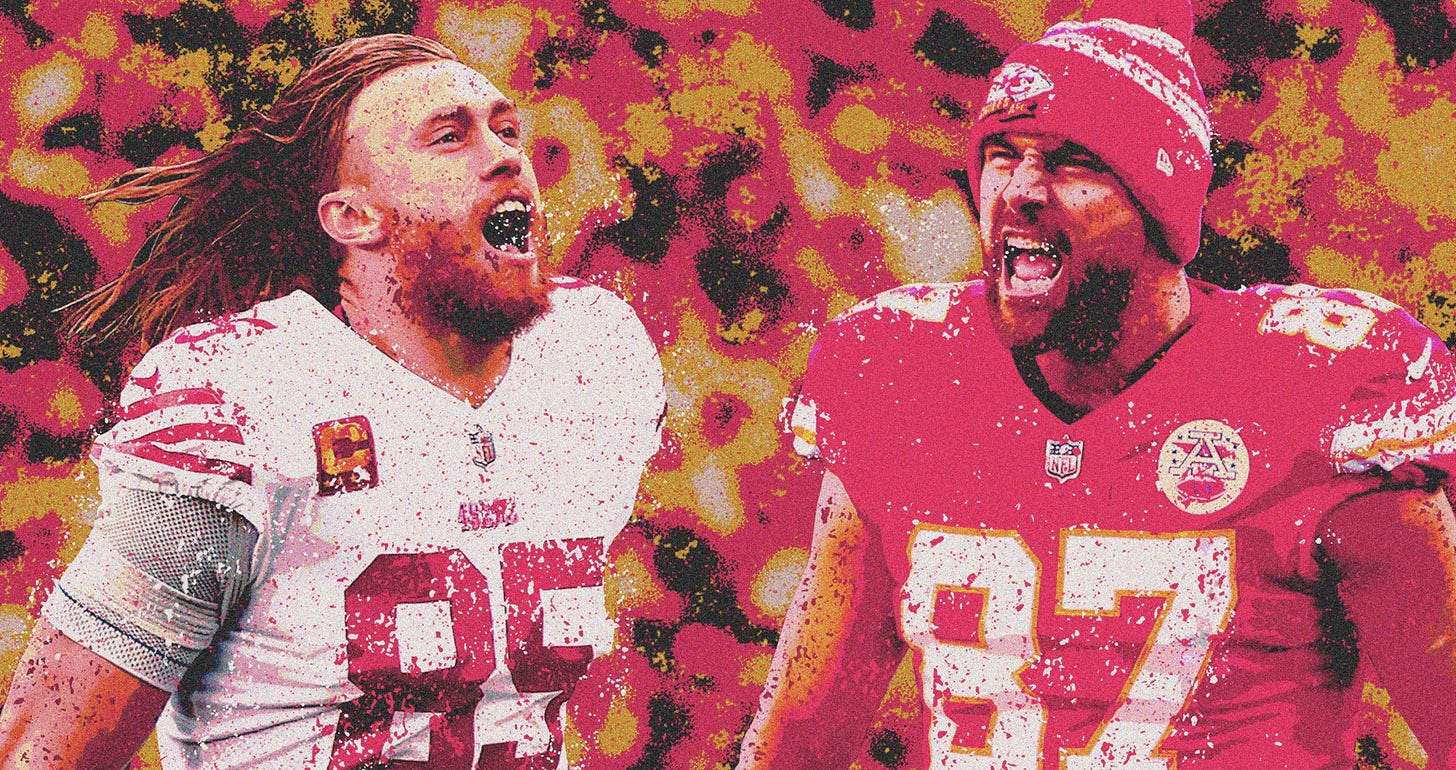 'The Wild Side:' How George Kittle and Travis Kelce harness the animal ...