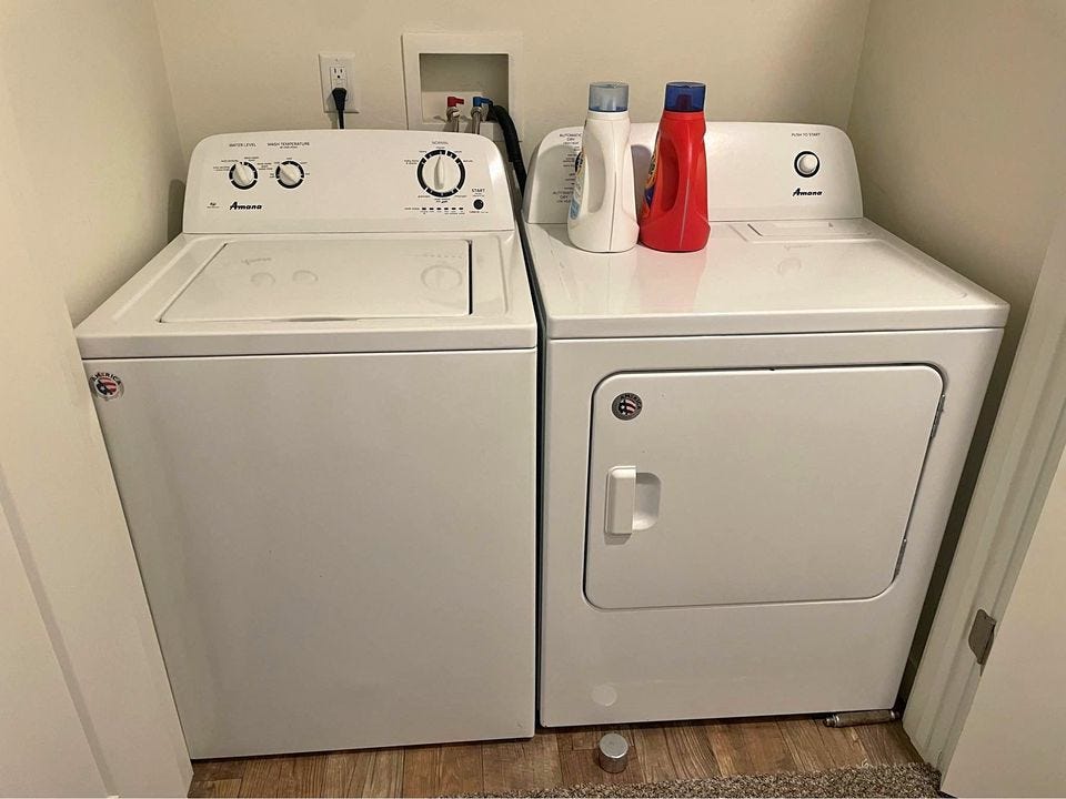 Used amana washer and dryer for sale on sale