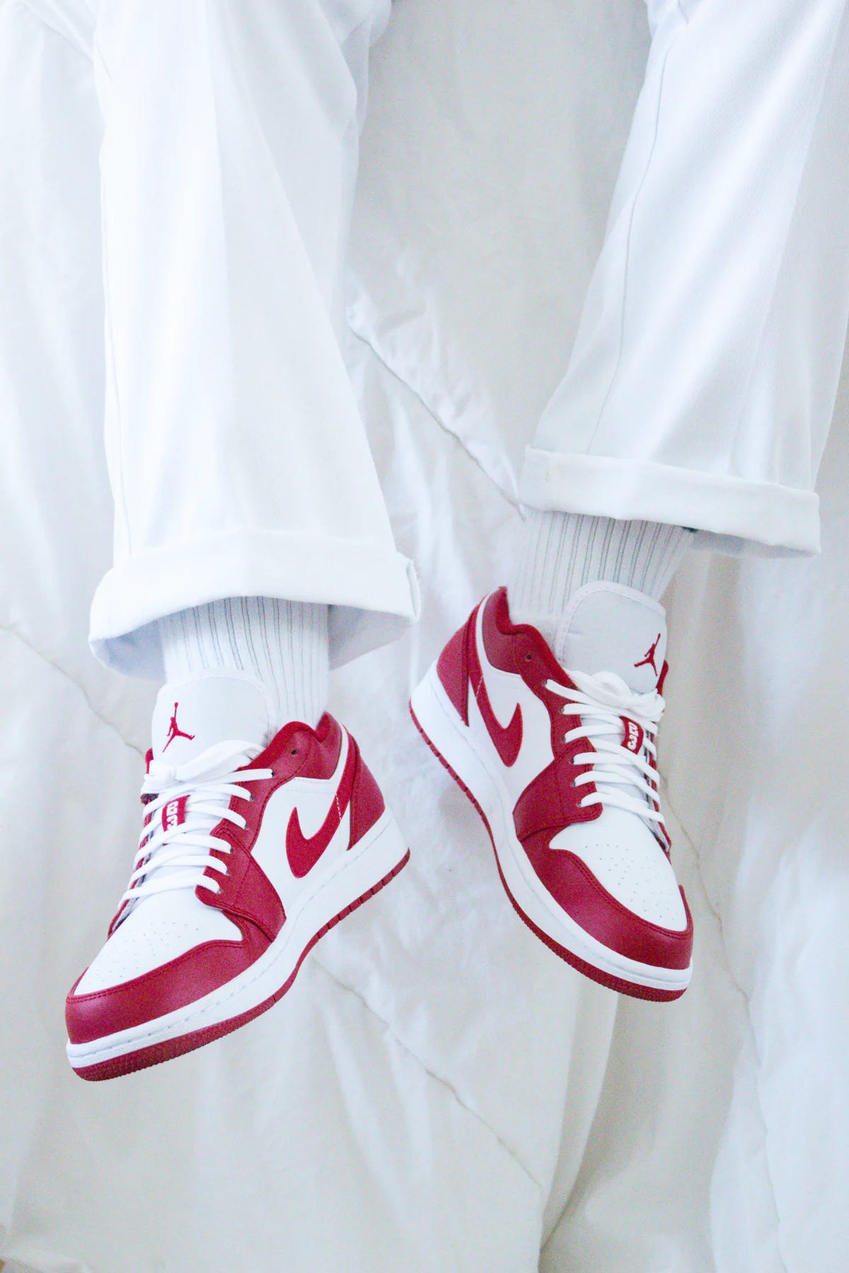Nike shoe pulled top