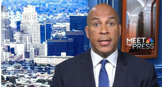 Cory Booker Went There On Insurrection Hypocrite Trump