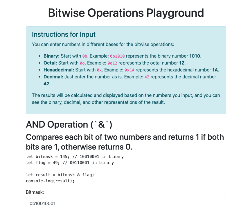 Introduction to Bitwise Operators - by Chris Adams