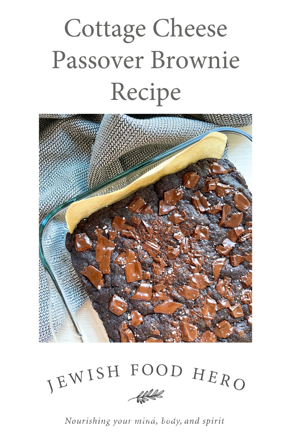 Cottage Cheese Passover Brownie recipe