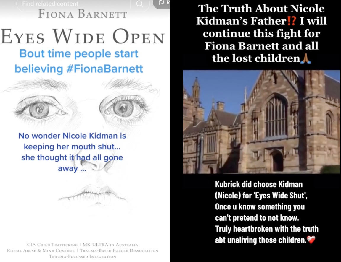 Fiona Alleged 1970s Pedophile Ring Victim and Author of "Eyes Wide Open," Accusing