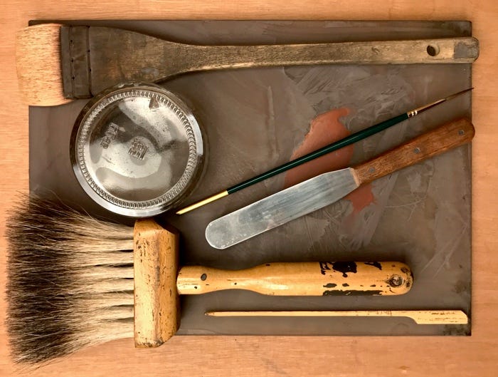 Kilnfired stained glass painting by Williams & Byrne