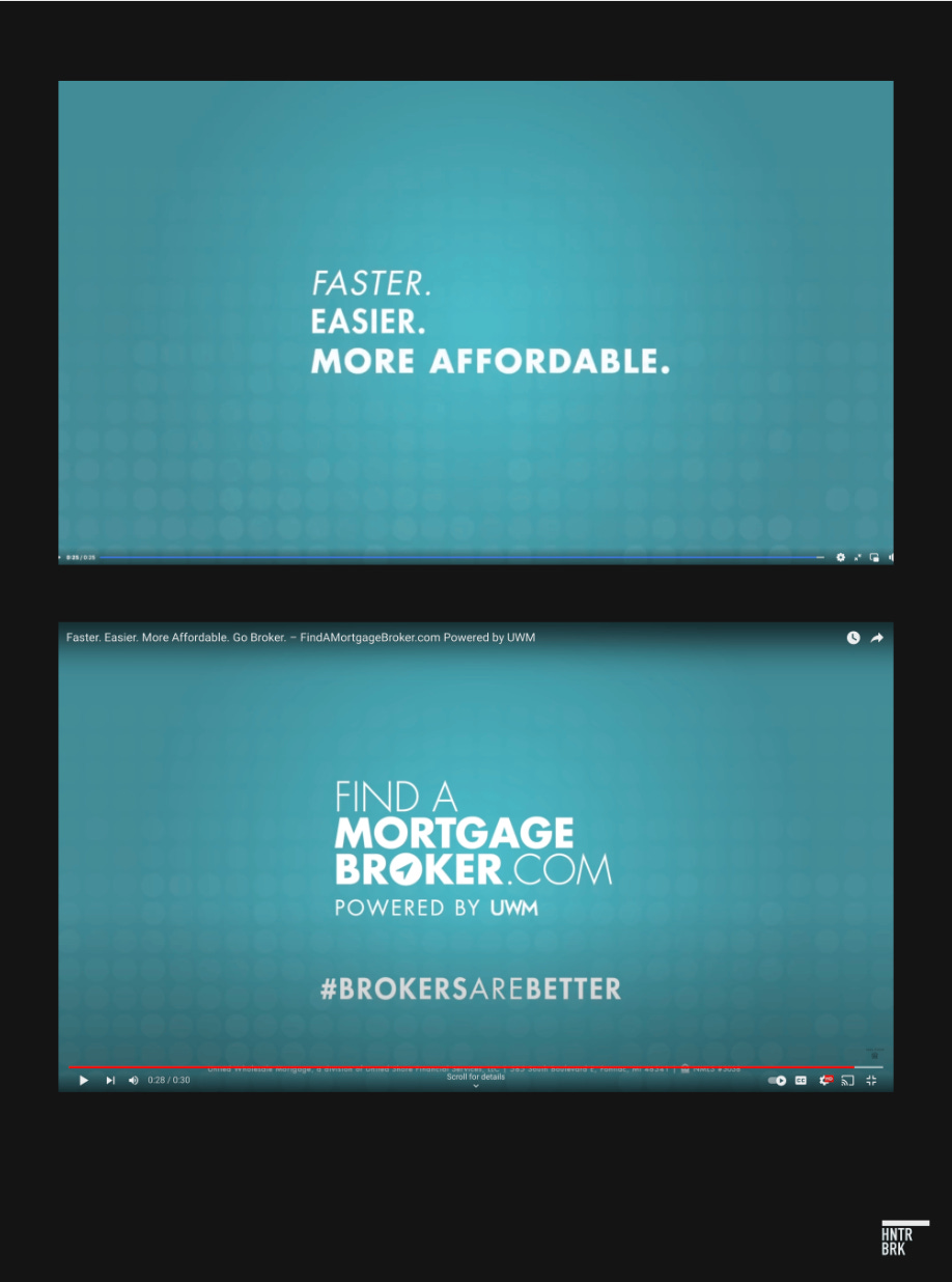 BREAKING UWM VIDEOS ADVERTISING “INDEPENDENT MORTGAGE BROKERS” DISAPPEAR AFTER HUNTERBROOK