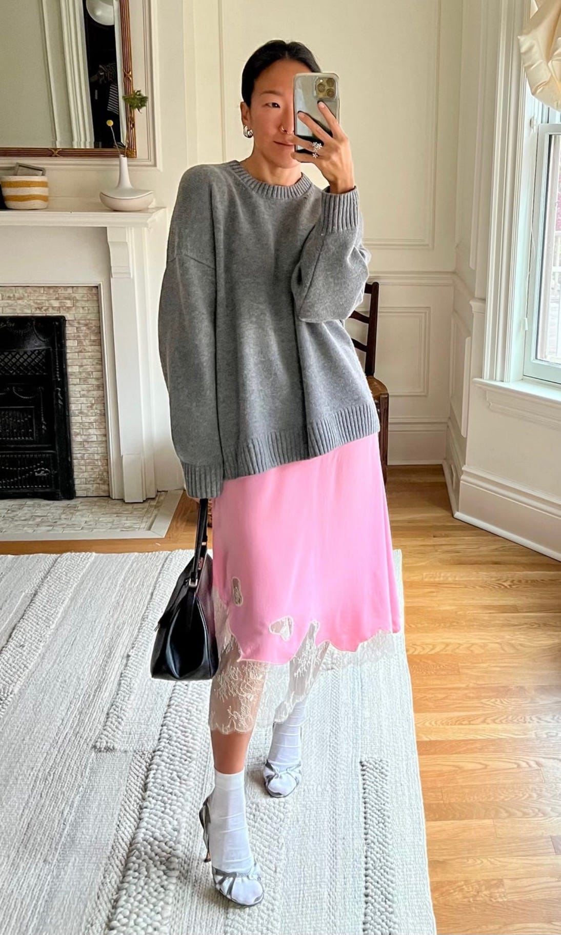 Sweater with deals skirt vintage