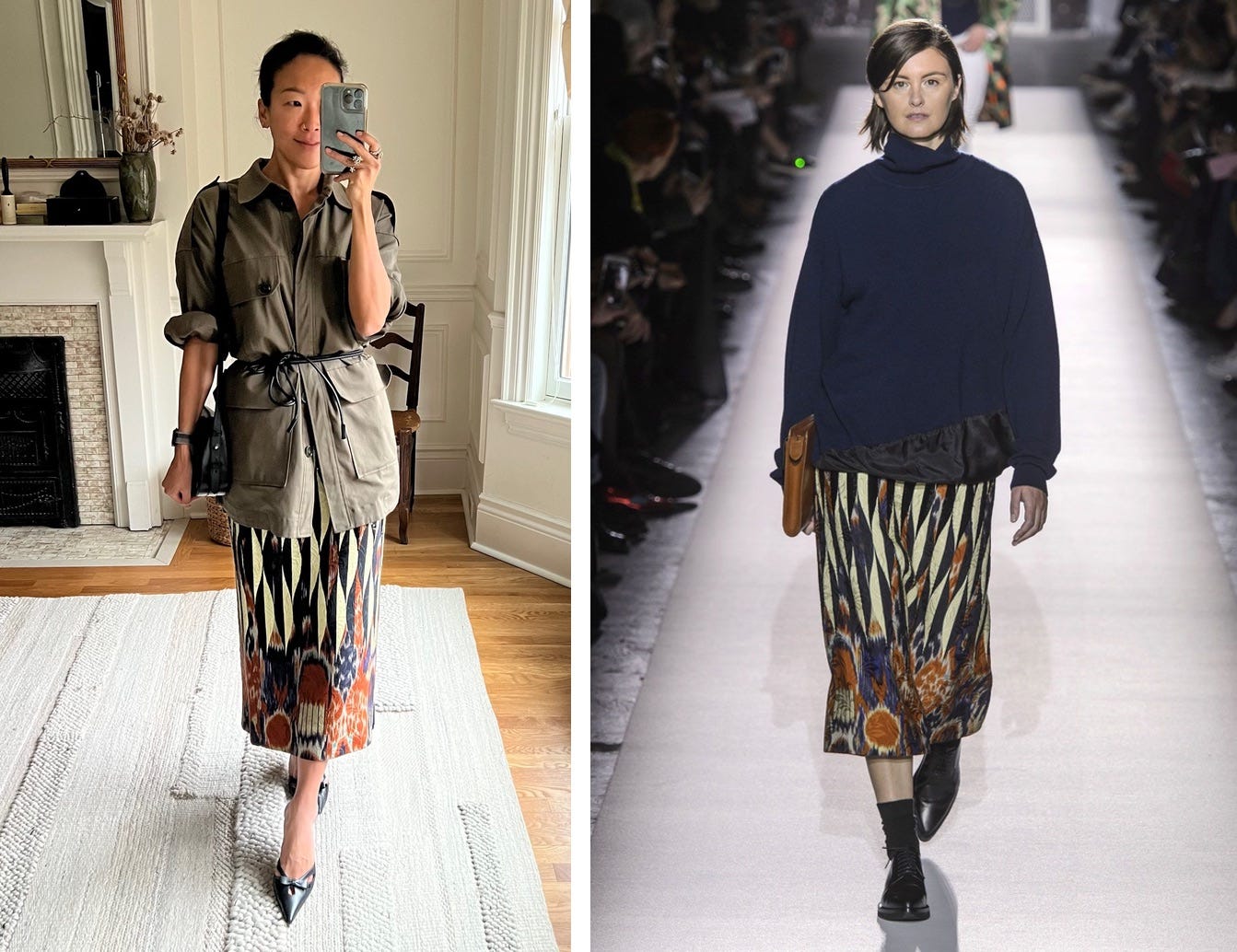 Utility jacket skirt deals