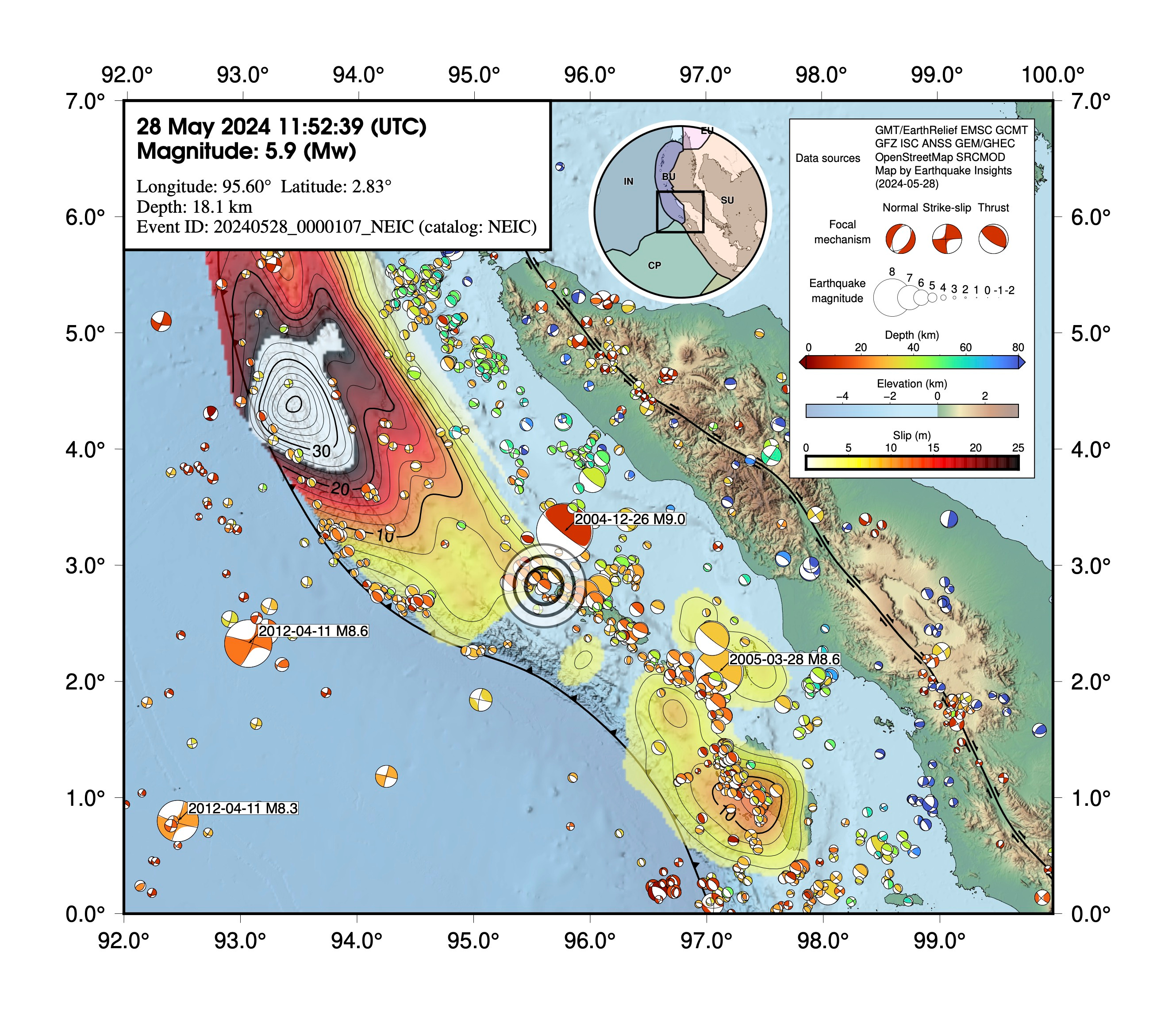 魅力的な価格 M5.9 earthquake shakes Simeulue, Indonesia 洋楽
