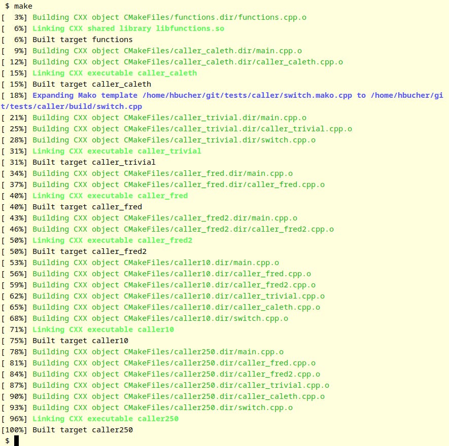Replacing C++ Templates with Mako Templates