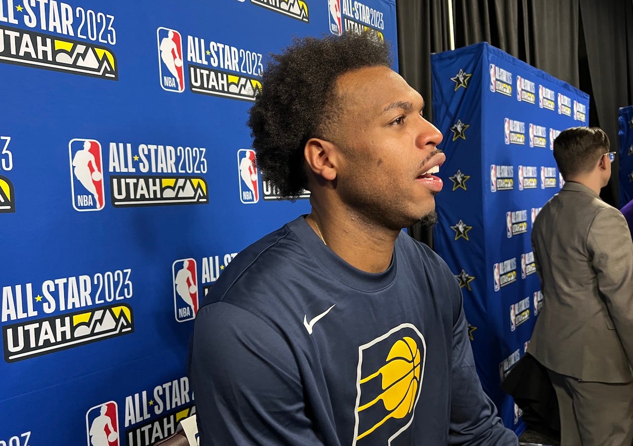 Damian Lillard outshoots Pacers' Hield, Haliburton in AllStar 3point
