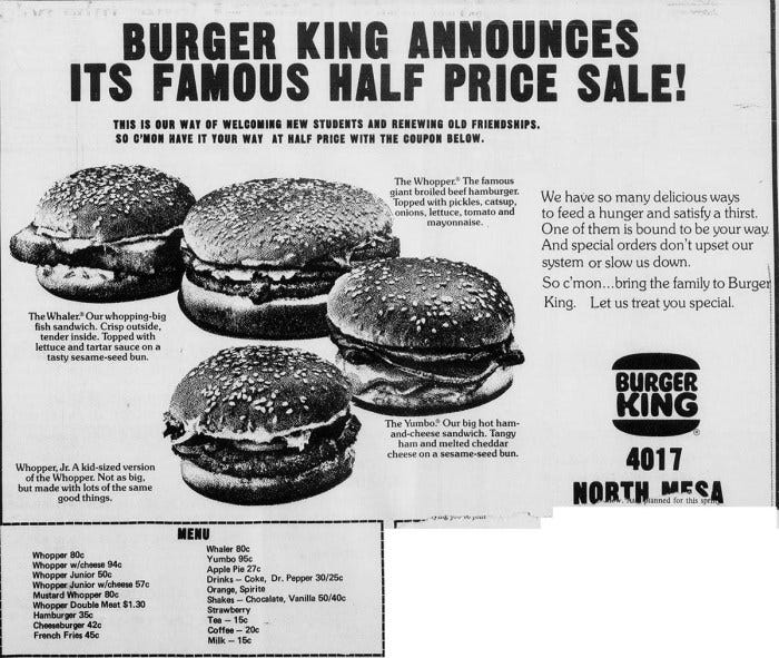 The Mustard Whopper The Retroist